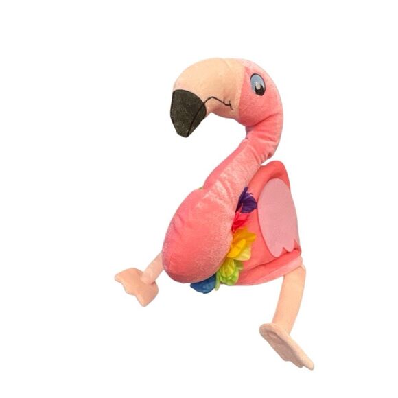 John Waters Christmas Pride LGBQ Pik Plysh Flamingo Hat - Picture 4 of 14